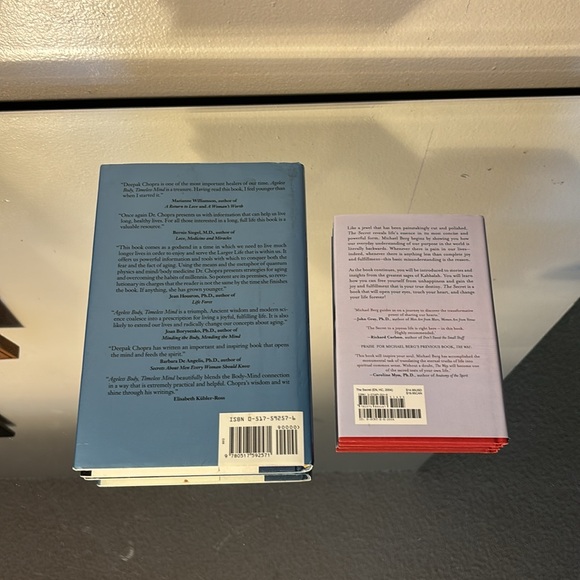 Books Ageless body timeless mind by Deepak Chopra/ the Secret by Michael Berg. - Picture 2 of 8
